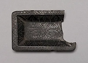 Tray with Pond Scene by Unknown Artist