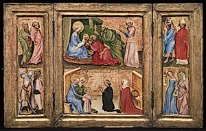 Triptych with the Adoration of the Magi  by Unknown Artist