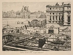 Tuileries, Conseil d'Etat, Legion d'honeur by Alfred Taiée (French, 1820–1881)