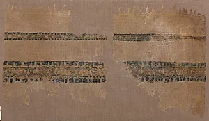 Turban end with tiraz by Unknown Artist