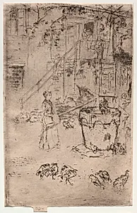 Turkeys by James McNeill Whistler (American, 1834–1903)