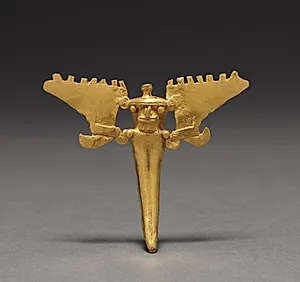 Tusk Figural Pendant by Unknown Artist