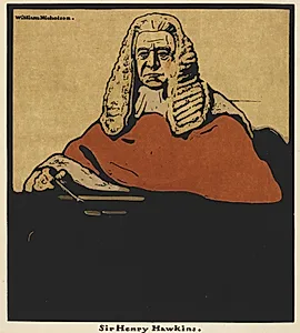 Twelve Portraits: Sir Henry Hawkins by William Nicholson (British, 1872–1949)