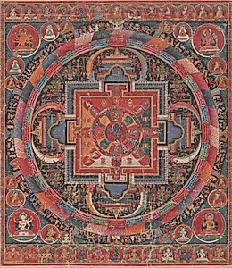 Twenty-three Deity Nairatma Mandala by Unknown Artist