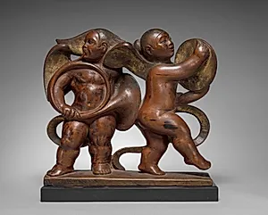 Two Dancing Children by Gaston Lachaise (American, 1882–1935)