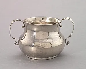 Two-Handled Cup by George Hanners (American, c. 1696–1740)