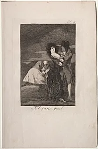 Two of a Kind, Plate 5 by Francisco de Goya (Spanish, 1746–1828)