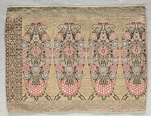 Two Pieces from a Scarf by Unknown Artist