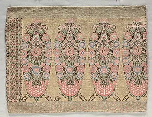 Two Pieces from a Scarf by Unknown Artist