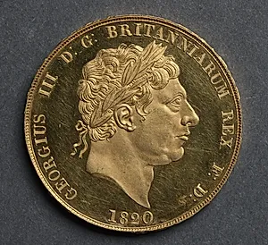 Two Pound Piece: George III (obverse)