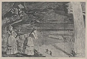 Under the Falls, Catskill Mountains From a Painting by Winslow Homer by Winslow Homer (American, 1836–1910)