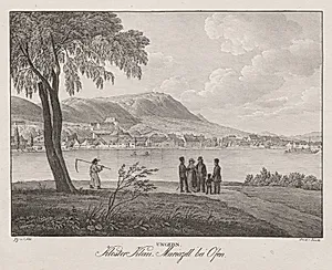 Ungern, Kloster Klein, Mariazell bei Ofen by Jakob Alt (Austrian, 1789–1872)