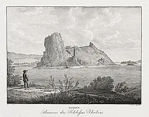 Ungern, Ruinen des Schlosses Theben by Jakob Alt (Austrian, 1789–1872)