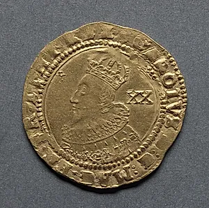 Unite: Charles I (obverse) by Unknown Artist