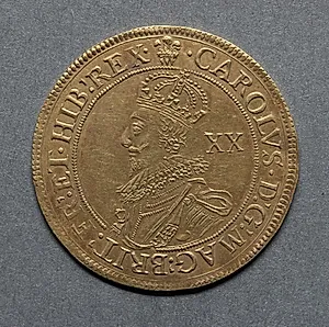 Unite: Charles I (obverse) by Unknown Artist