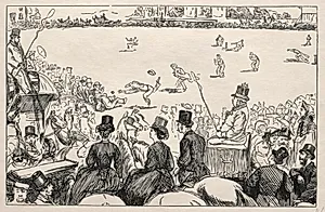 University Cricket Match at Lords by George Louis Palmella Busson Du Maurier (British, 1834–1896)