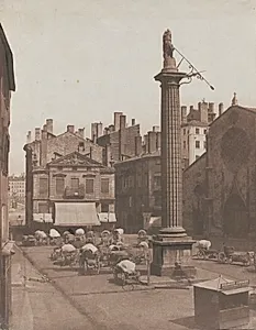 Untitled (Place des Cordeliers) by Louis-Antoine Froissart (French, 1815–1860)
