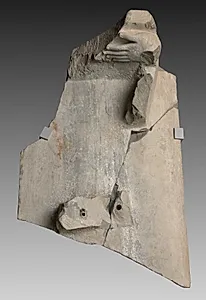 Upper stele with hand for Krishna Lifting Mount Govardhan by Unknown Artist