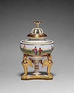 Urn and cover by Flight, Barr and Barr (British)