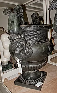 Urn with Putti by Unknown Artist