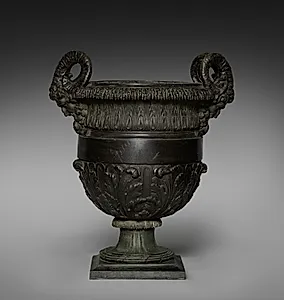 Urn with Satyr Heads by Unknown Artist
