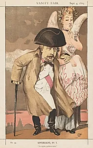 Vanity Fair: Sovereigns, No. 1 "Le regime parlementaire" by James Tissot (French, 1836–1902)
