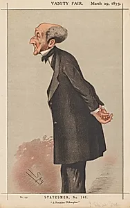 Vanity Fair: Statesman, No. 141 "A Feminine Philosopher" by Leslie Matthew (Spy) Ward (British, 1851–1922)