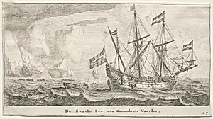 Various Ships and Views of Amsterdam (Verscheÿde Schepen en Gesichten van Amstelredam), Part II:  The Black Bear, a Greenland Whaler