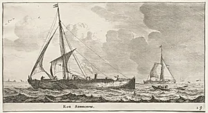 Various Ships and Views of Amsterdam (Verscheÿde Schepen en Gesichten van Amstelredam), Part II:  A Merchantman