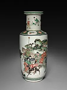 Vase with Decoration of Figures in Chariots by Unknown Artist