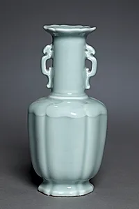Vase with Dragon Handles by Unknown Artist