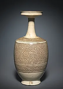 Vase with Floral Scrolls by Unknown Artist