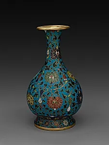 Vase with Floral Scrolls by Unknown Artist
