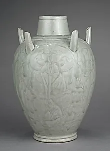 Vase with Peonies and Five Spouts by Unknown Artist