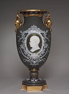 Vase with Portrait of President MacMahon by Alfred-Thompson Gobert (French, 1822–1894)