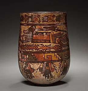 Vase with Trophy-heads and Warriors by Unknown Artist