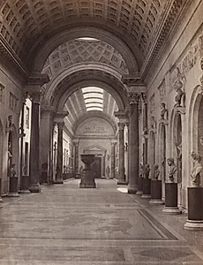 Vatican: Galerie Nuovo Braccio by Charles Soulier (French, 1840–1875)
