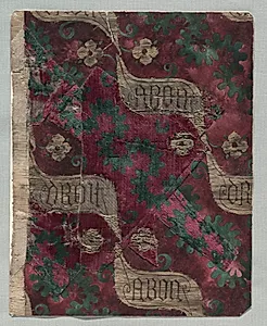 Velvet Fragment by Unknown Artist