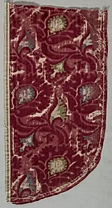 Velvet Fragment (of a Chasuble ?) by Unknown Artist