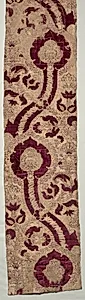 Velvet with Pomegranate Pattern by Unknown Artist