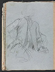 Verona Sketchbook: Gentleman (page 54) by Francesco Lorenzi (Italian, 1723–1787)
