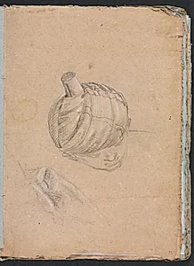 Verona Sketchbook: Head with turban (page 11) by Francesco Lorenzi (Italian, 1723–1787)