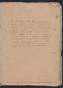 Verona Sketchbook: Inscription (page 1) by Francesco Lorenzi (Italian, 1723–1787)