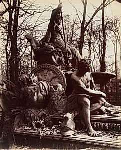 Versailles, Fountain of Triumphant France by Eugène Atget (French, 1857–1927)