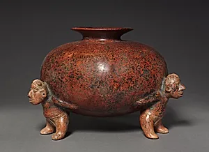 Vessel with Crested Atlantean (Supporting) FIgures by Unknown Artist