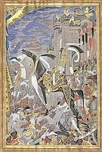Victorious Army Entering City After Siege by Unknown Artist