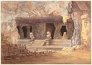 View of Elephanta by Unknown Artist