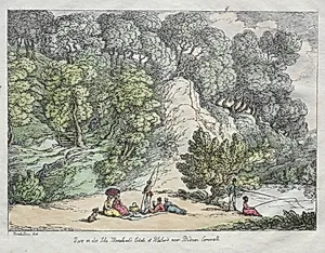 View on Sir John Moreshead's Estate at Blisland near Bodmin, Cornwall