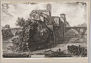 Views of Rome:  The The Isola Tiberina