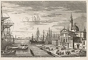 Views of Venice:  The Basin of St. Mark's by Michele Marieschi (Italian, 1710–1743)